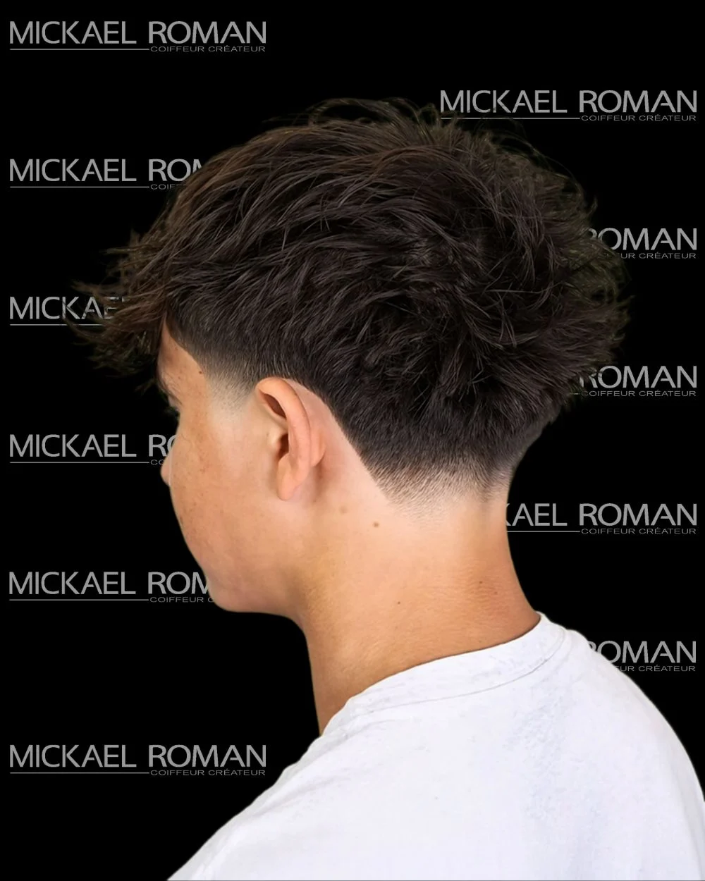 Résultat taper fade homme, Salon Mickael Roman Vayres